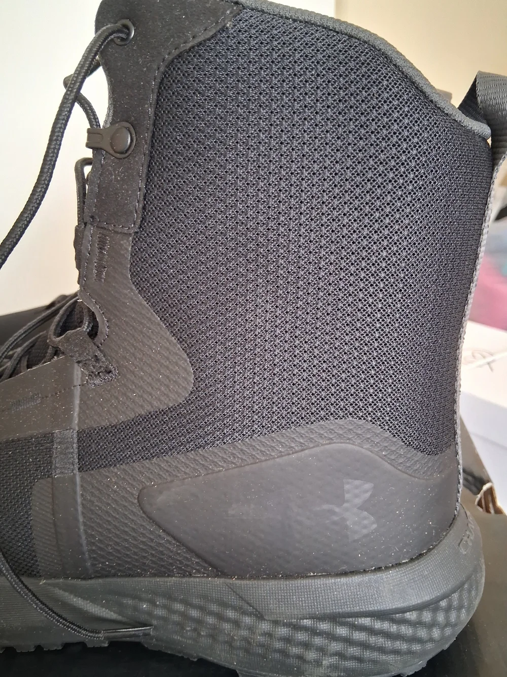 Under Armour Men's US SIZE 13 Black Tactical Lace-Up Boots NEW WITH BOX